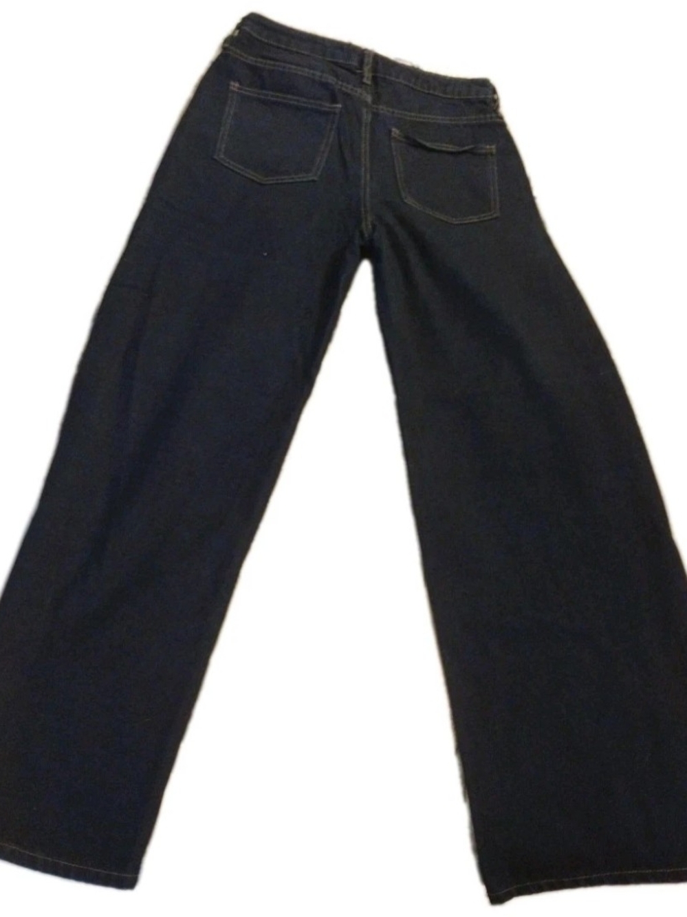 Fashion Nova Women's Dark Blue Flare Leg Jeans - Picture 2 of 6